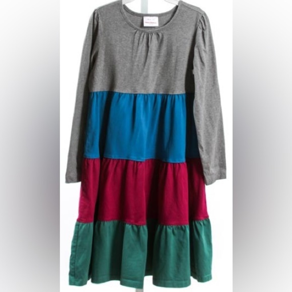 HANNA ANDERSSON MULTI-COLOR KNIT DRESS Size 10 - Picture 1 of 6